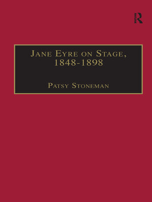 cover image of Jane Eyre on Stage, 1848–1898